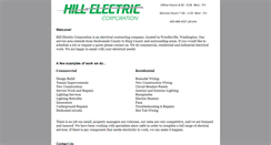 Desktop Screenshot of hillelectriccorp.com